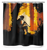 Tune In to Elegance: Music-Themed Shower Curtain - Beyond T-shirts